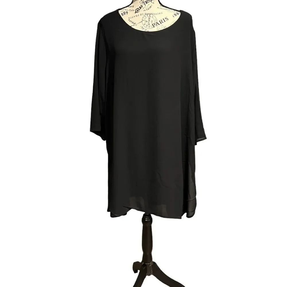 Colleen Lopez Black Blouse - NWT - Size 2X